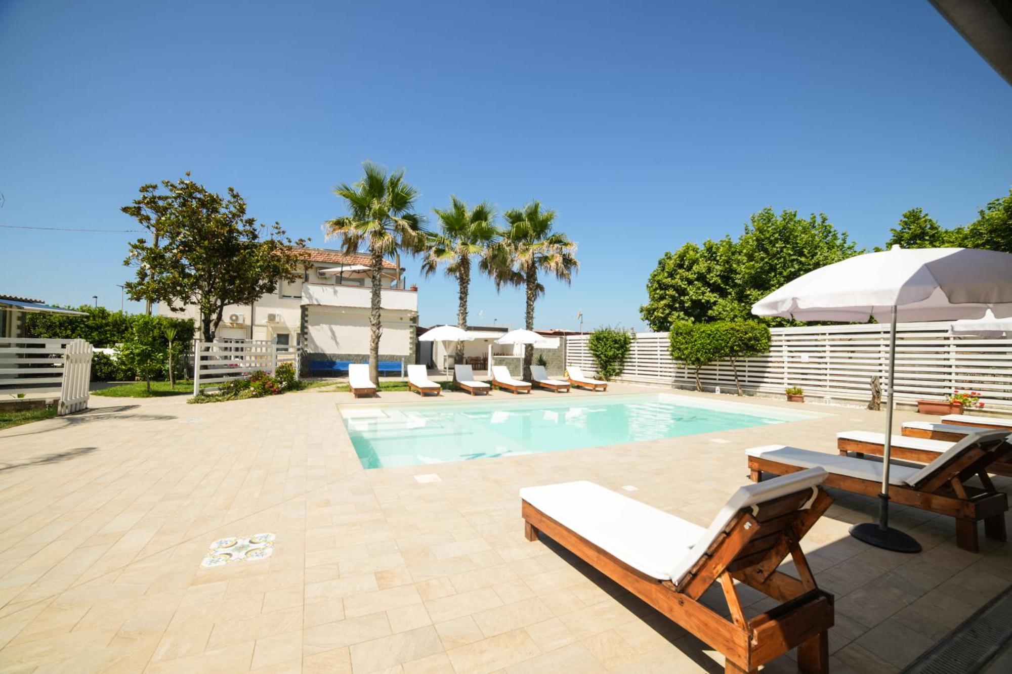 Villa Miramare Pontecagnano Bagian luar foto