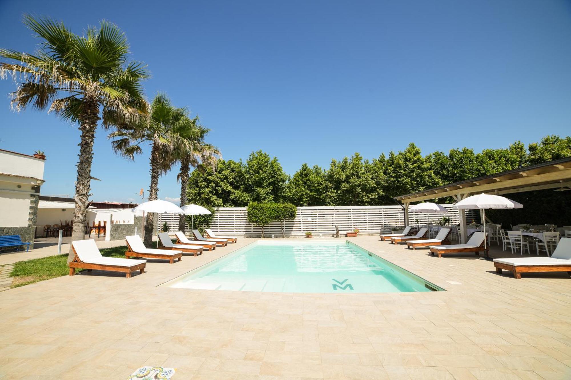 Villa Miramare Pontecagnano Bagian luar foto