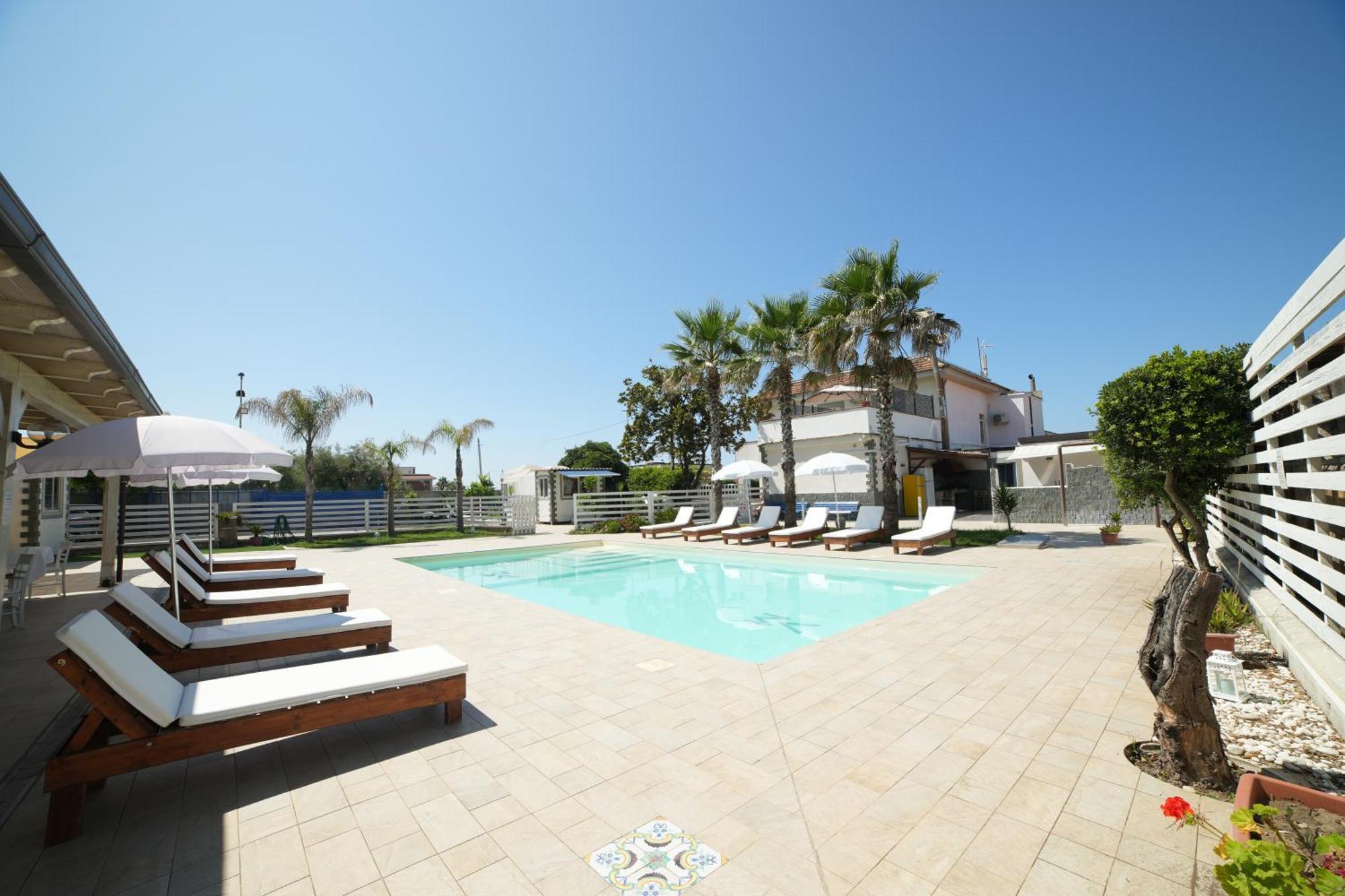Villa Miramare Pontecagnano Bagian luar foto